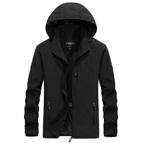 Spring Windbreakers Thin Jacket Men Waterproof Hooded Casual Sporting Coat Plus Size 5XL 6XL Men' s Quick Dry Fashion Outerwear