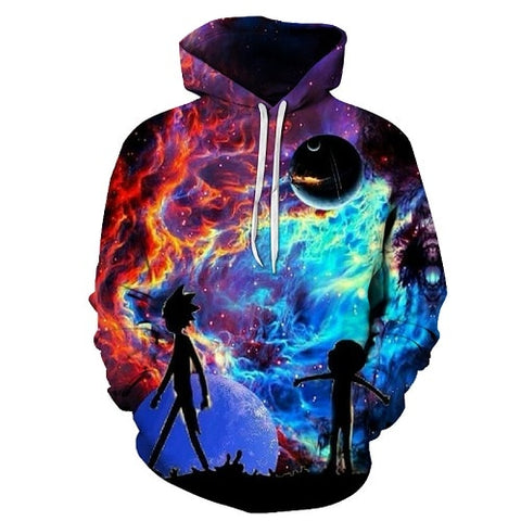 Rick and Morty Hoodies By jml2 Art 3D Unisex Sweatshirt Men Brand Hoodie Comic Casual Tracksuit Pullover DropShip Streetwear