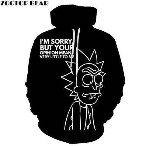 Rick and Morty Hoodies By jml2 Art 3D Unisex Sweatshirt Men Brand Hoodie Comic Casual Tracksuit Pullover DropShip Streetwear