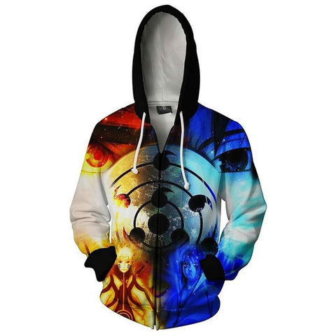 2019 Fashion Unsiex Sweatshirt Hoodies Men Women Printed Anime Naruto Akatsuki Hoodie Cosplay Streetwear Tracksuit Zipper Hoody