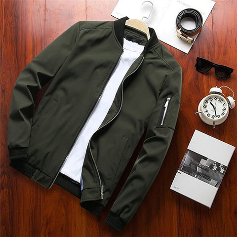 New 2019 Jacket Men Fashion Casual Slim Mens Jacket Sportswear Bomber Jacket Mens jackets men and Coats Plus Size S- 6XL  9900