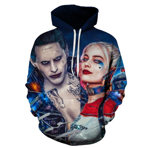 Pennywise 3D Joker Hoodie Sweatshirt Men's and Women's Pullover Hoodie Sudadera Hombre Casual Brand Sportswear Sportswear