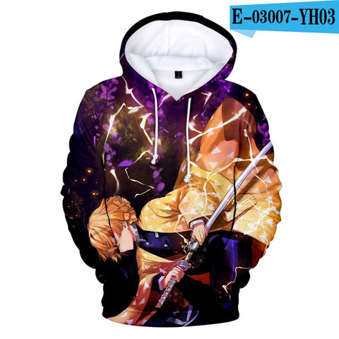 3D Cool New Arrival Demon Slayer Kimetsu no Yaiba hooded Sweatshirt Fashion Trend Style New 3D Cool Women/men Winter Hoodies