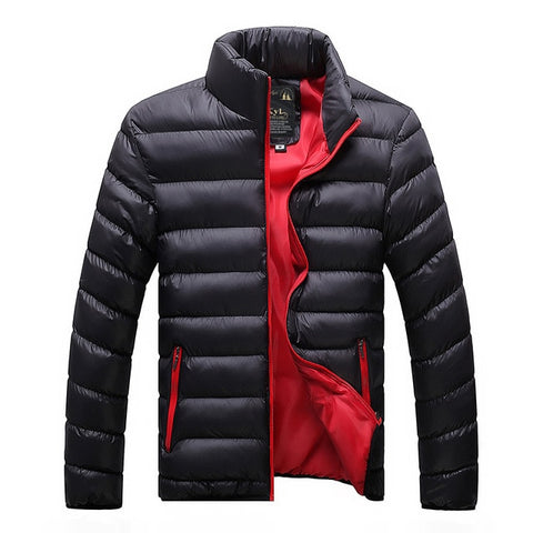 LBL Winter Autumn Jacket Men Windbreaker Solid Mens CoatStreetwear Windproof Zipper Overcoat Male Fashion Warm Parka Jackets Man