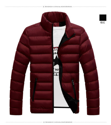 LBL Winter Autumn Jacket Men Windbreaker Solid Mens CoatStreetwear Windproof Zipper Overcoat Male Fashion Warm Parka Jackets Man