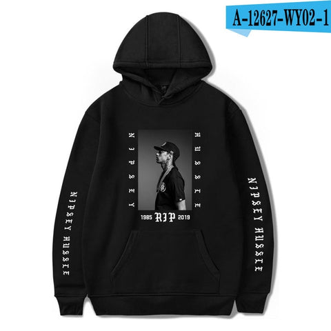 2019 Hot Sale nipsey hussle Hoodies Men's High Quality Harajuku hoodie Sweatshirt Fashion Print Comfortable Tops