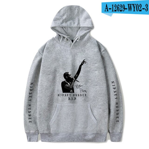 2019 Hot Sale nipsey hussle Hoodies Men's High Quality Harajuku hoodie Sweatshirt Fashion Print Comfortable Tops