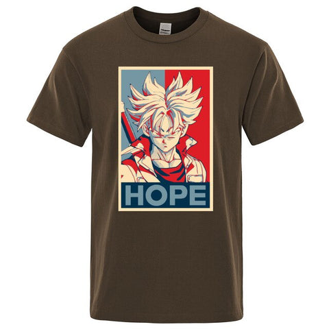 Dragon Ball Super Saiyan T-shirt Men 2019 Summer Cotton tshirt Japan Anime Trunks hope t shirt Hip Hop Tops Harajuku Streetwear