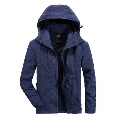 XIYOUNIAO Spring Autumn  Big Size L-7XL 8XL Mens Fashion Outerwear Windbreaker Men' S Thin Jackets Hooded Casual Sporting Coat