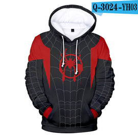 Spider Man Hoodies Costume Fashion 3d Men's Hooded Autumn Male Casual Hoody Sweatshirts Boy Color Jacket Top 4xl Hip Hop Clothes