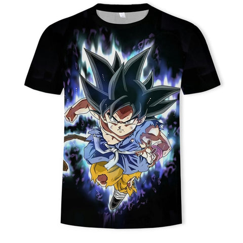 Anime T Shirt 3D Printing T-shirt Men Breathable Short-Sleeved Dragon Ball Cartoon T-Shirt Camisetas Hombre Tshirt Top Tees