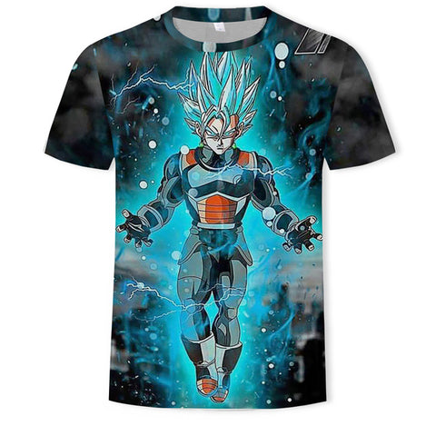 Anime T Shirt 3D Printing T-shirt Men Breathable Short-Sleeved Dragon Ball Cartoon T-Shirt Camisetas Hombre Tshirt Top Tees