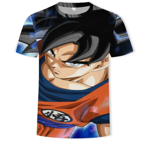 Anime T Shirt 3D Printing T-shirt Men Breathable Short-Sleeved Dragon Ball Cartoon T-Shirt Camisetas Hombre Tshirt Top Tees