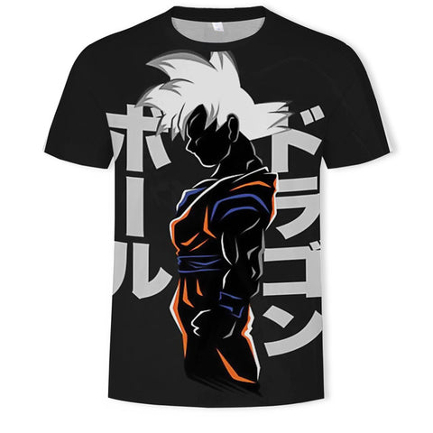 Anime T Shirt 3D Printing T-shirt Men Breathable Short-Sleeved Dragon Ball Cartoon T-Shirt Camisetas Hombre Tshirt Top Tees