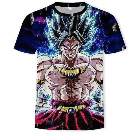 Anime T Shirt 3D Printing T-shirt Men Breathable Short-Sleeved Dragon Ball Cartoon T-Shirt Camisetas Hombre Tshirt Top Tees