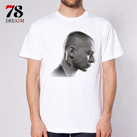 rap oxxxymiron t-shirt male hip hop rapper New Top T Shirt Fashion short Sleeve T Shirts Men Tee Shirt Casual T-Shirt Men White