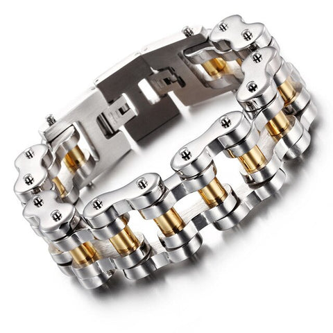 Bicycle chain bracelet trend classic men 's titanium steel men' s bracelet accessories