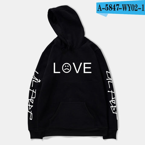 Lil Peep Hoodies Men Casual Fleece Loose New European Style Hoodies Comfortable Homme Fashion Printing Fashion Hoodies Lil Peep