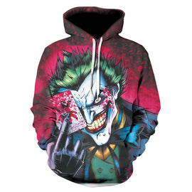 Pennywise 3D Joker Hoodie Sweatshirt Men's and Women's Pullover Hoodie Sudadera Hombre Casual Brand Sportswear Sportswear