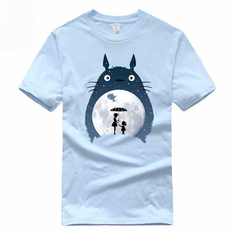 Hayao Miyazaki, Totoro Euro Size 100% Cotton T-shirt Summer Casual O-Neck Short sleeve Tshirt For Men And Women GMT047