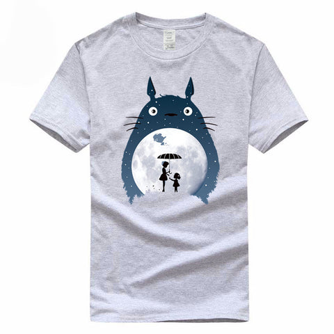 Hayao Miyazaki, Totoro Euro Size 100% Cotton T-shirt Summer Casual O-Neck Short sleeve Tshirt For Men And Women GMT047