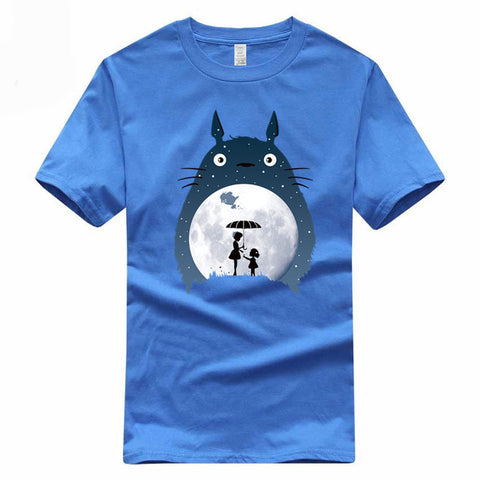 Hayao Miyazaki, Totoro Euro Size 100% Cotton T-shirt Summer Casual O-Neck Short sleeve Tshirt For Men And Women GMT047