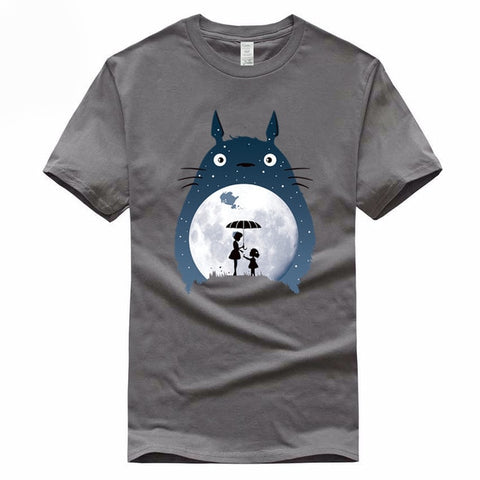 Hayao Miyazaki, Totoro Euro Size 100% Cotton T-shirt Summer Casual O-Neck Short sleeve Tshirt For Men And Women GMT047