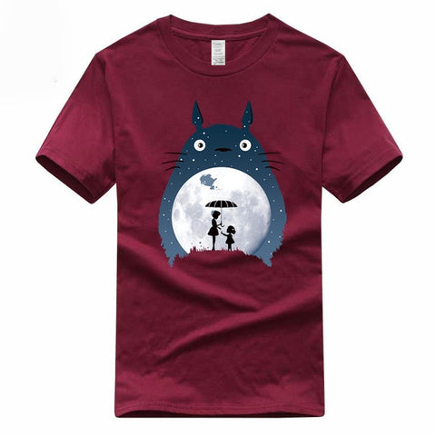 Hayao Miyazaki, Totoro Euro Size 100% Cotton T-shirt Summer Casual O-Neck Short sleeve Tshirt For Men And Women GMT047