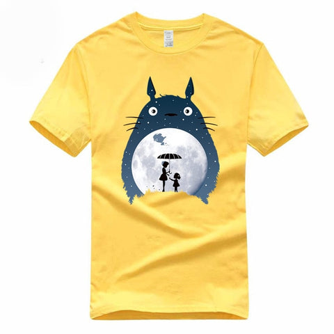 Hayao Miyazaki, Totoro Euro Size 100% Cotton T-shirt Summer Casual O-Neck Short sleeve Tshirt For Men And Women GMT047