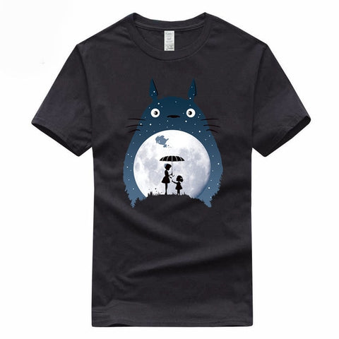 Hayao Miyazaki, Totoro Euro Size 100% Cotton T-shirt Summer Casual O-Neck Short sleeve Tshirt For Men And Women GMT047