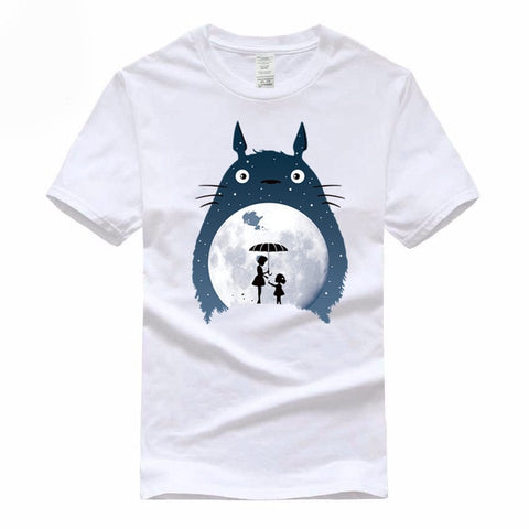 Hayao Miyazaki, Totoro Euro Size 100% Cotton T-shirt Summer Casual O-Neck Short sleeve Tshirt For Men And Women GMT047