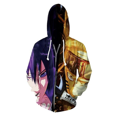 2019 Fashion Unsiex Sweatshirt Hoodies Men Women Printed Anime Naruto Akatsuki Hoodie Cosplay Streetwear Tracksuit Zipper Hoody