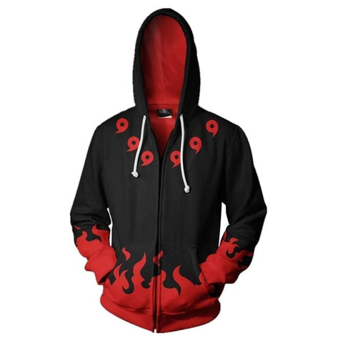 2019 Fashion Unsiex Sweatshirt Hoodies Men Women Printed Anime Naruto Akatsuki Hoodie Cosplay Streetwear Tracksuit Zipper Hoody