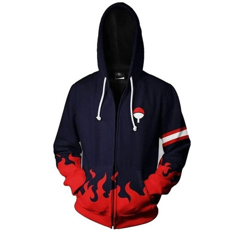 2019 Fashion Unsiex Sweatshirt Hoodies Men Women Printed Anime Naruto Akatsuki Hoodie Cosplay Streetwear Tracksuit Zipper Hoody